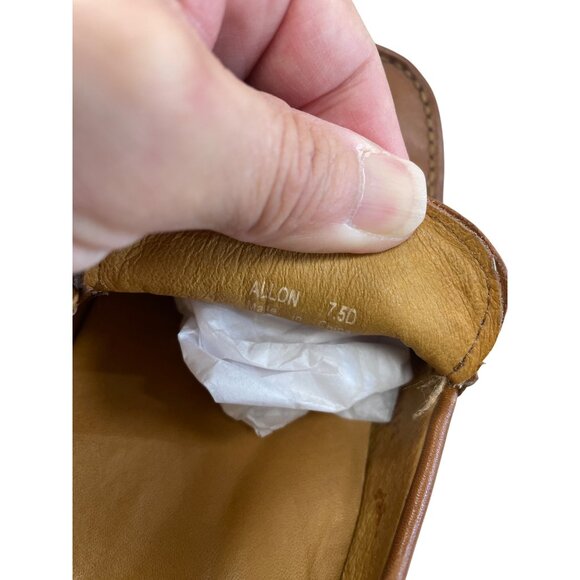 Polo Ralph Lauren Allon Mens Brown Leather Slip-On Loafers Size 7.5D SKU 8338 - Picture 10 of 14